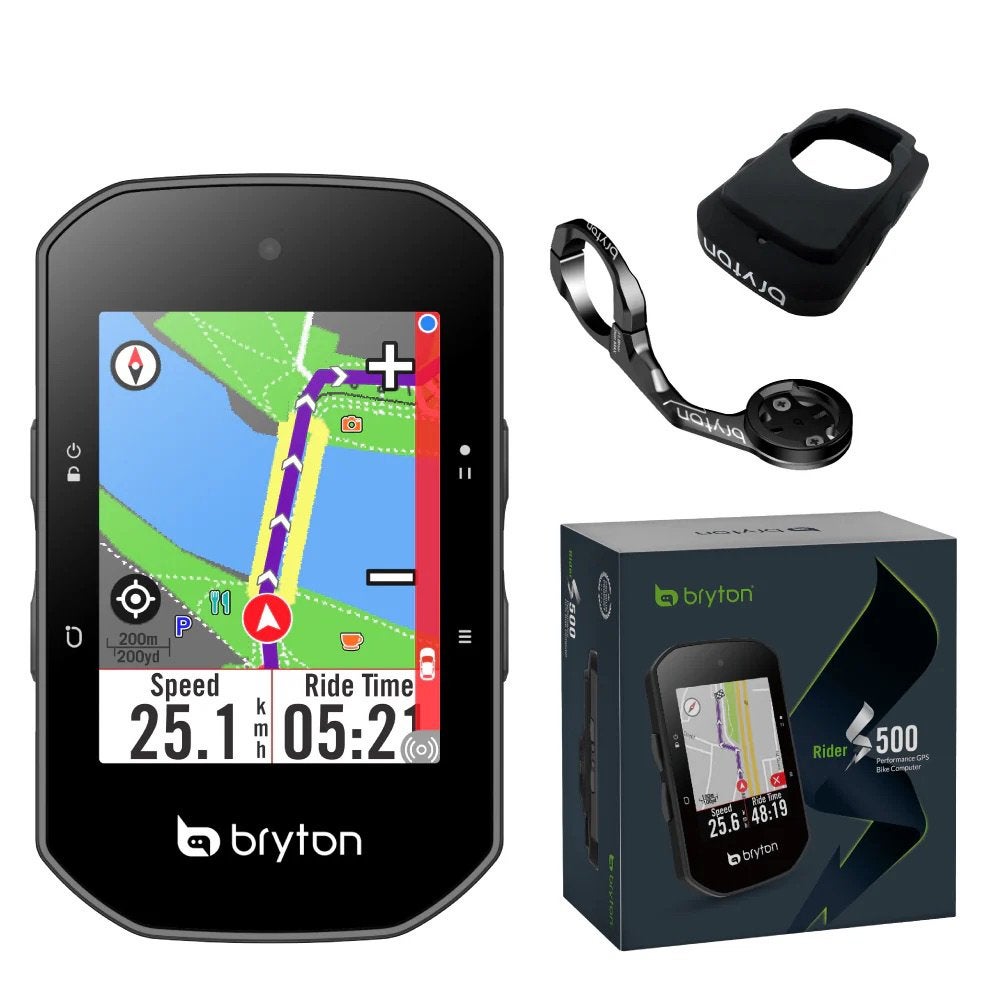 Bryton Rider S500 Fietscomputer, Ophalen of Verzenden, Draadloos, Zo goed als nieuw