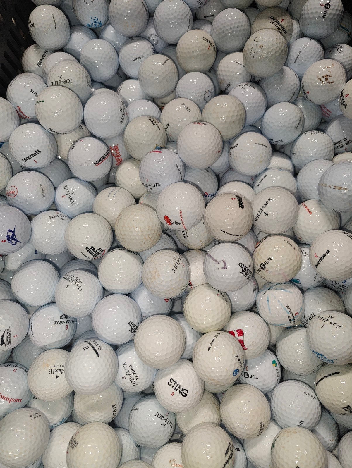 Gebruikte golfballen mix 200 stuks, Ophalen of Verzenden, Bal(len)