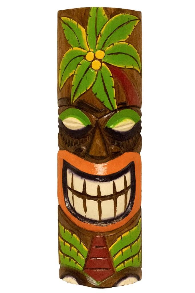 Tiki maskers - Houten tiki maskers - Tiki decoratie, Cave & Garden, Verzenden, Nieuw, Kouwe Hoek 1B, Waddinxveen