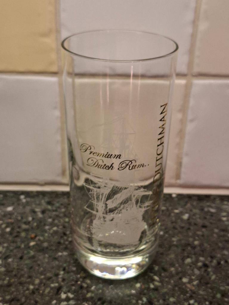 Flying Dutchman glas - Zuidam rum - Premium Dutch Rum, Verzamelen, Glas en Borrelglaasjes, Ophalen of Verzenden, Nieuw, Overige typen