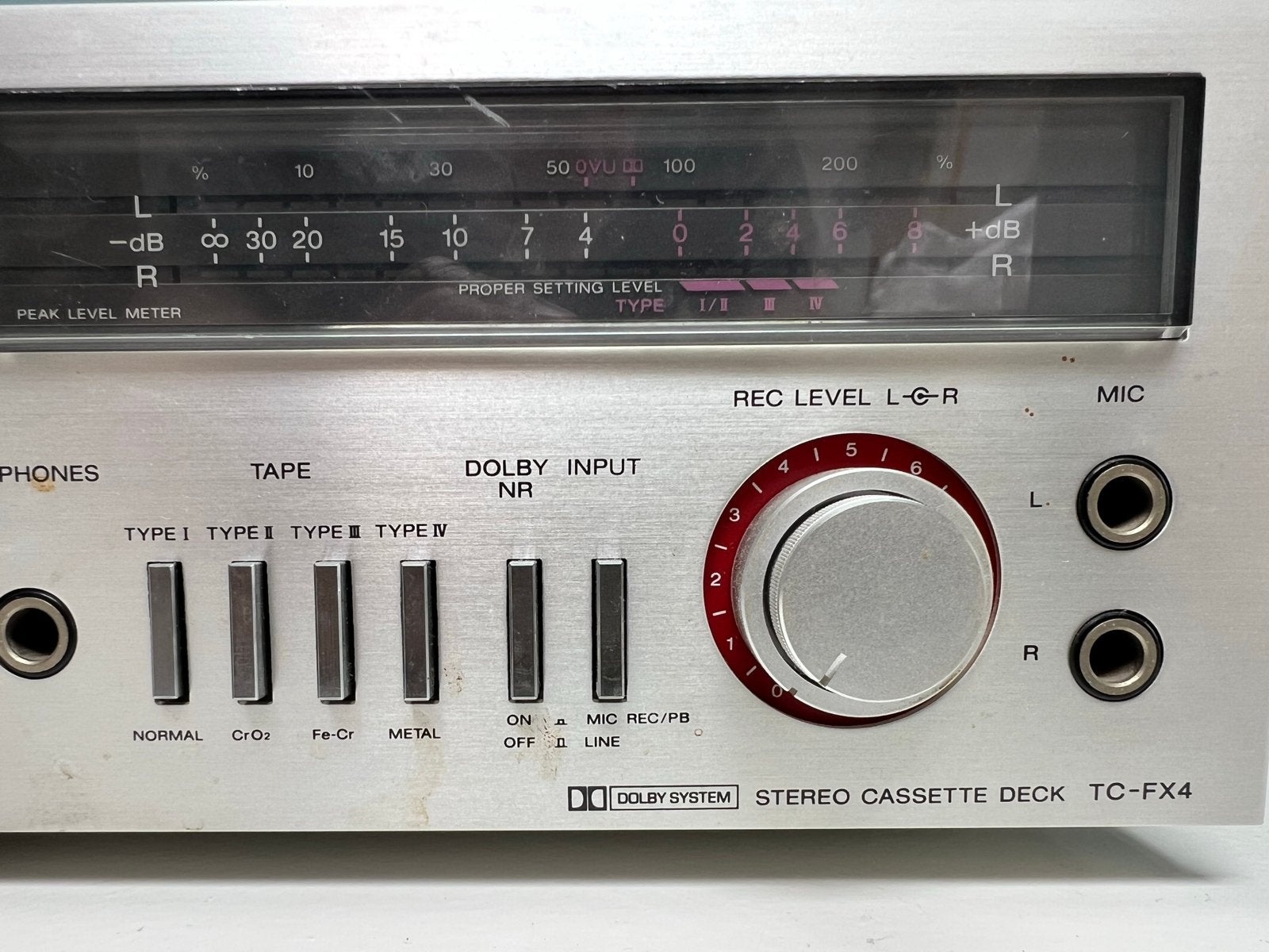 Sony TC-FX4 Stereo Cassettedeck - Vintage Audio, Audio, Tv en Foto, Cassettedecks, Ophalen of Verzenden, Enkel, Sony, Tape counter
