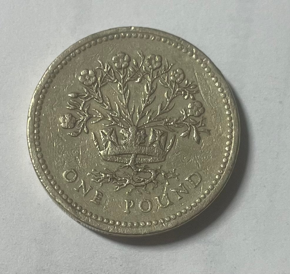1 pond Engeland 1986, Postzegels en Munten, Ophalen of Verzenden