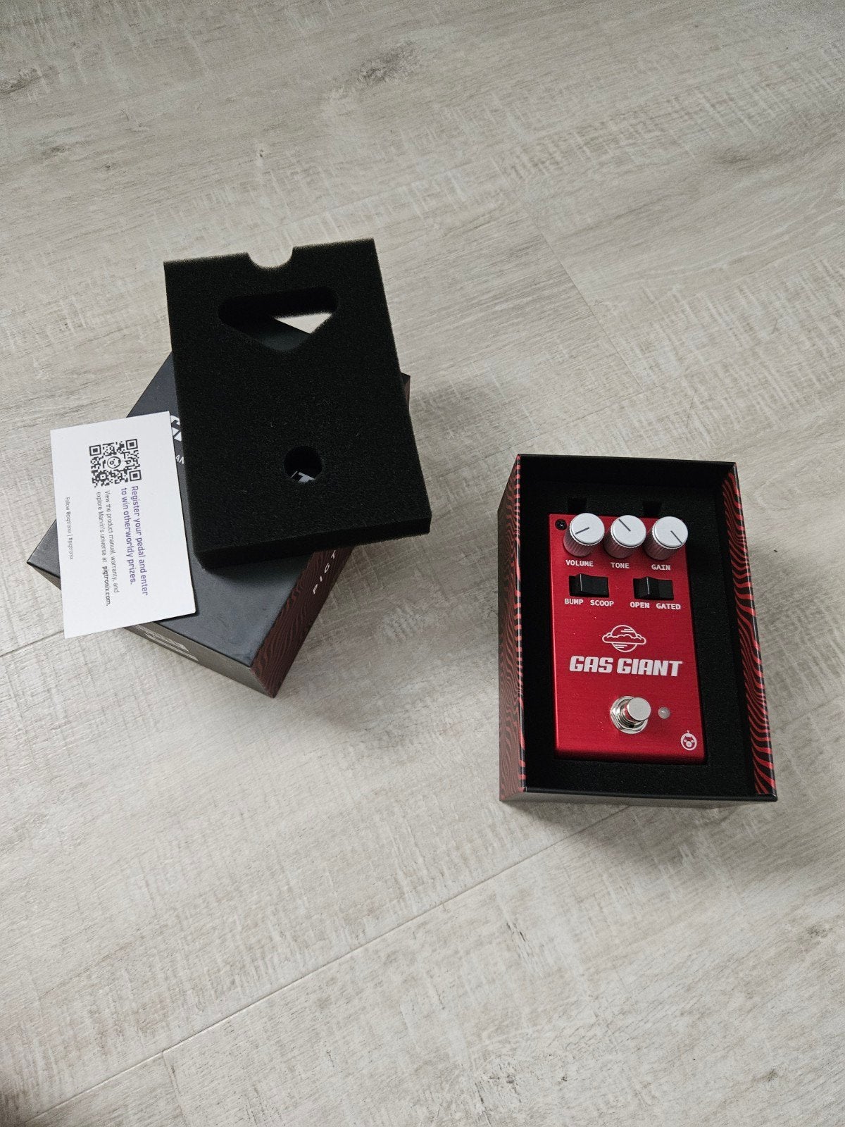 Pigtronic gas giant fuzz, Muziek en Instrumenten, Effecten, Ophalen of Verzenden, Zo goed als nieuw, Distortion, Overdrive of Fuzz