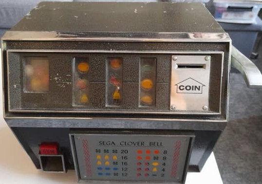 Vintage Sega Clover Bell gokkast - Werkend, Overige munten, Ophalen, Gebruikt
