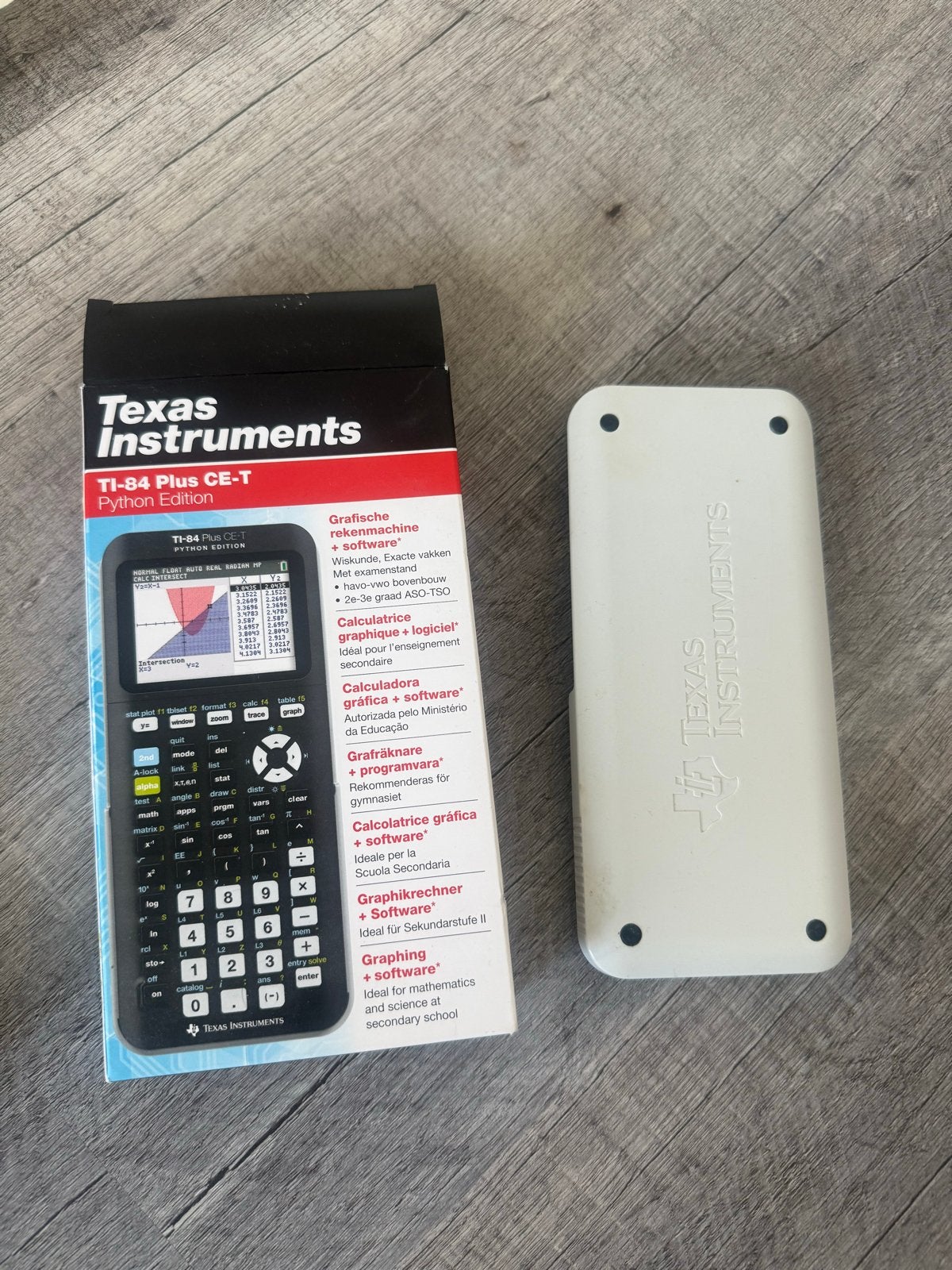 Texas Instruments TI-84 Plus CE-T Python Edition (zonder opl, Ophalen of Verzenden, Gebruikt