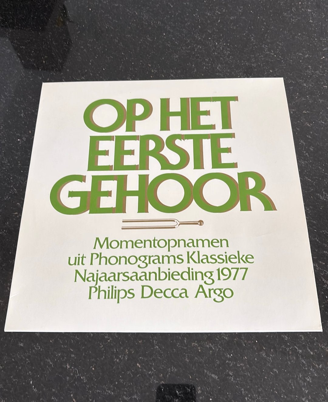 Lp op het eerste gehoor, Ophalen, Barok, Zo goed als nieuw, 12 inch