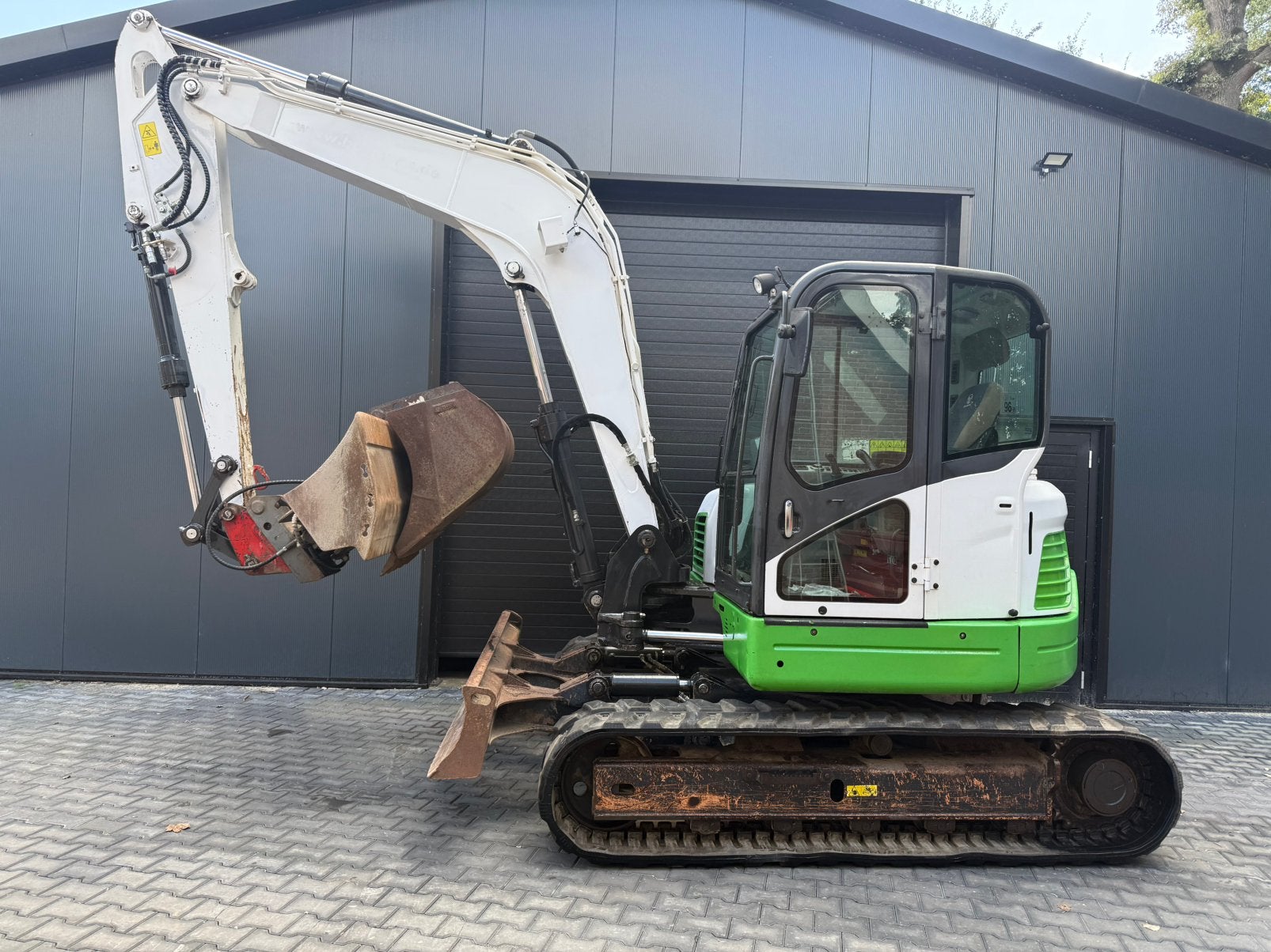Minigraver midigraver bobcat e 80, Ophalen of Verzenden, Graafmachine