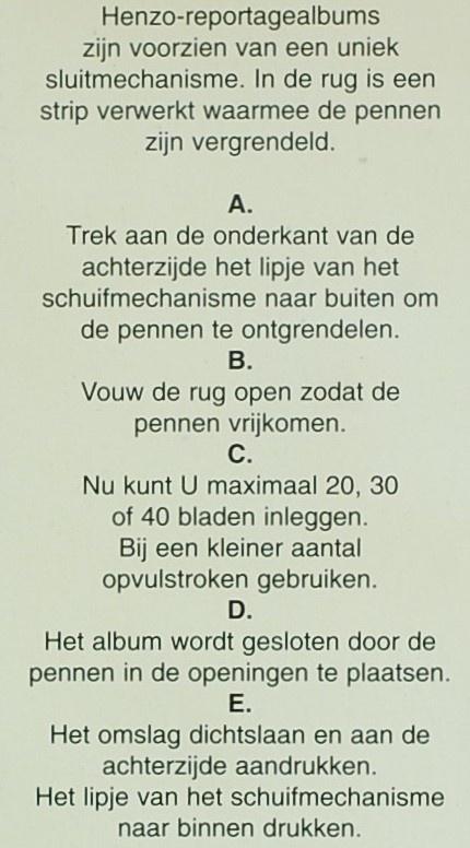 Henzo trouwalbum reportagealbum groot formaat losbladig, Zo goed als nieuw, Verzenden, Henzo International, Zo goed als nieuw