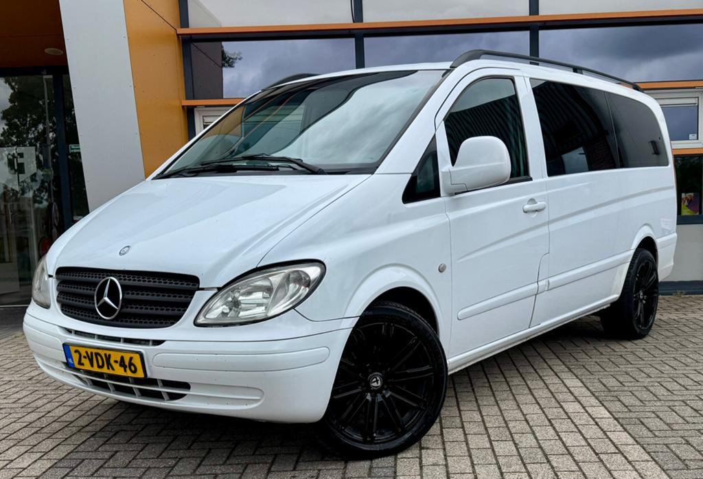 Mercedes-Benz Vito 120cdi 3.0 V6 Dubbelcabine, Automaat, Zwart, USB, 2080 kg