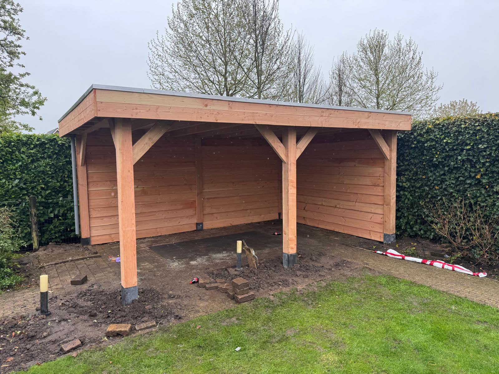 Douglas overkapping 3,25 x 4,25, Tuin en Terras, Ophalen of Verzenden, Nieuw, Veranda