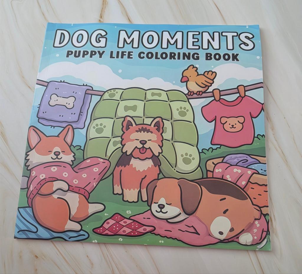 Doggy Moments: Puppy Life Kleurboek - Gezellige Kleurplaten, Boeken, Ophalen of Verzenden, Nieuw, Onbekend, Non-fictie