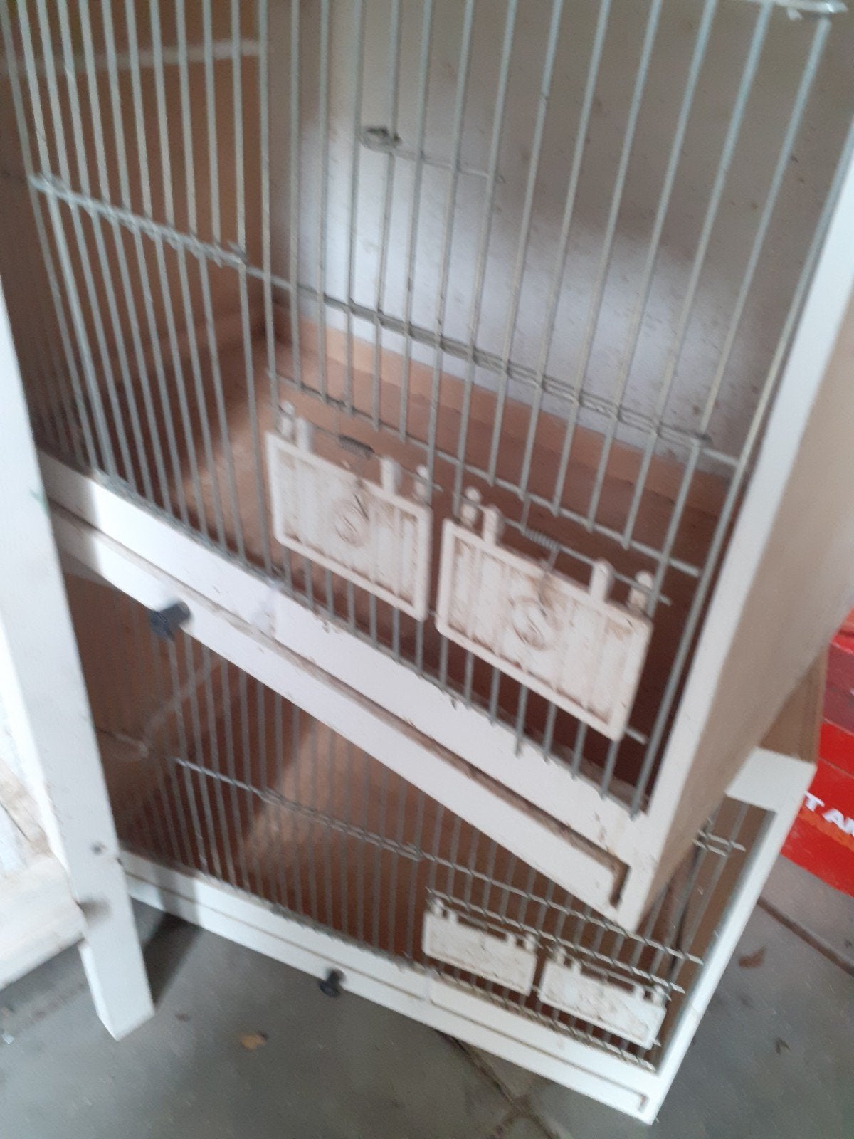 2 broedkooien 50x40x32, Dieren en Toebehoren, Ophalen, Hout, Broedkooi of Kweekkooi
