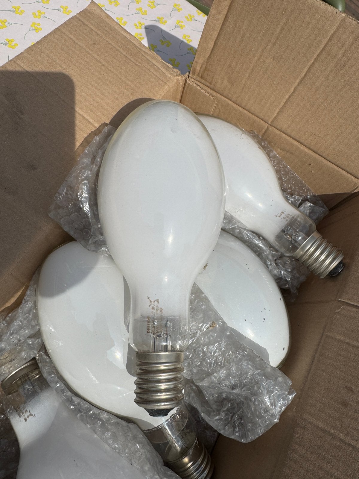 Zes E40 Philips lampen Master HPI Plus 400w / 745BU, Ophalen of Verzenden, Zo goed als nieuw, E27 (groot), Led-lamp