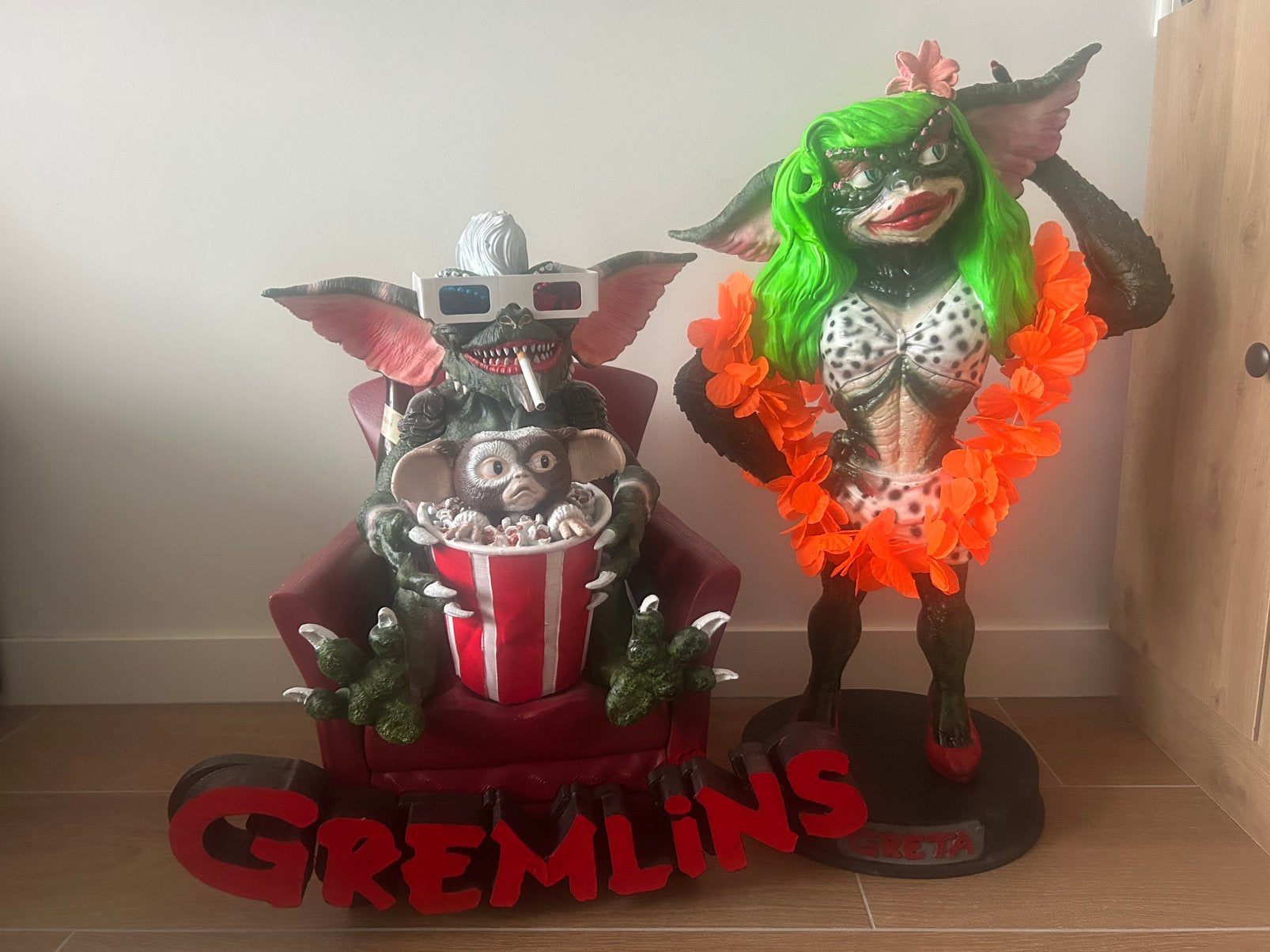 gremlins life size, Ophalen, Beeldje, Replica of Model, Imre handelsonderneming, Film