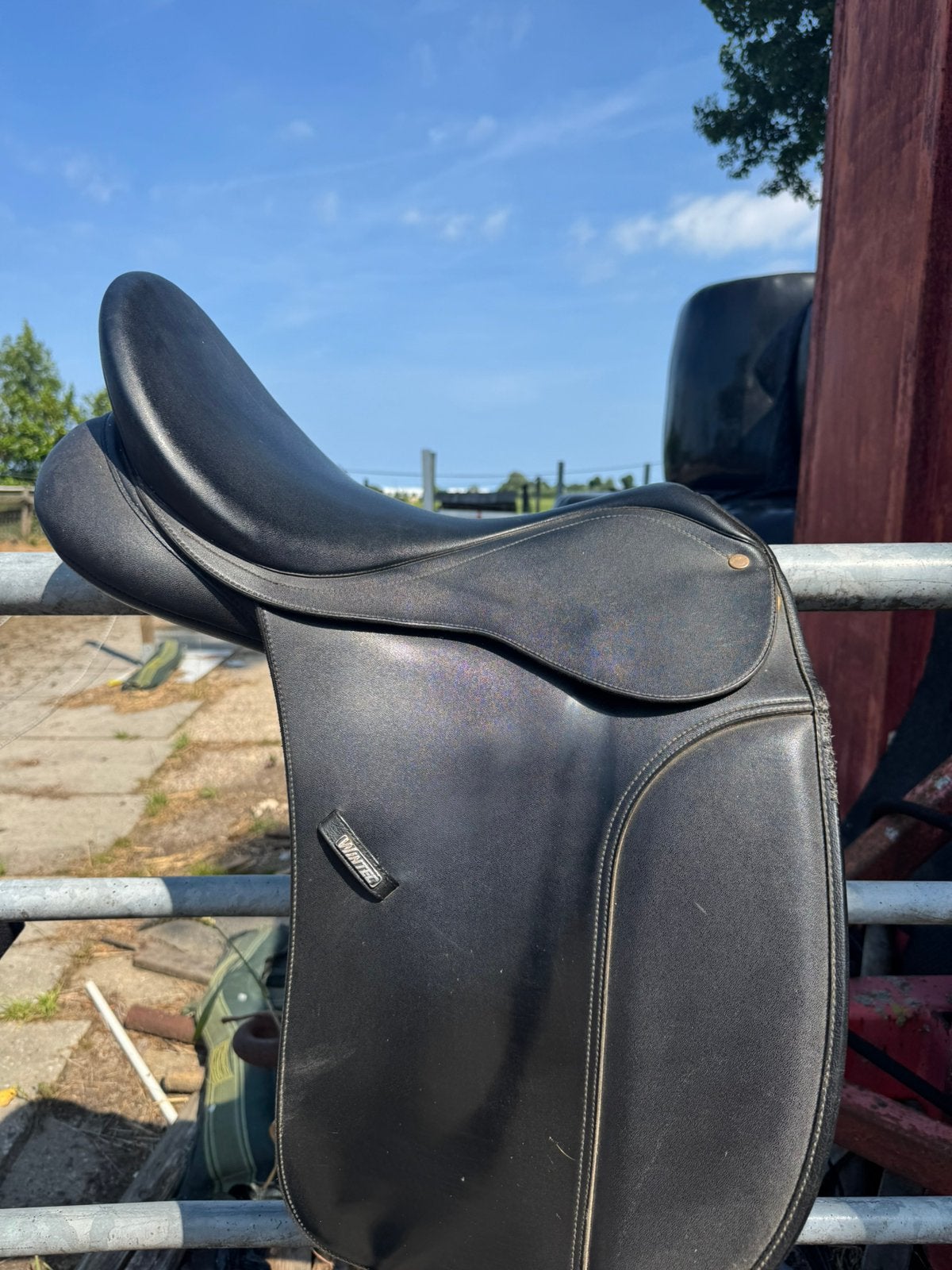 Wintec dressuur zadel 17.5 inch, Dieren en Toebehoren, Ophalen of Verzenden, Gebruikt, Dressuur