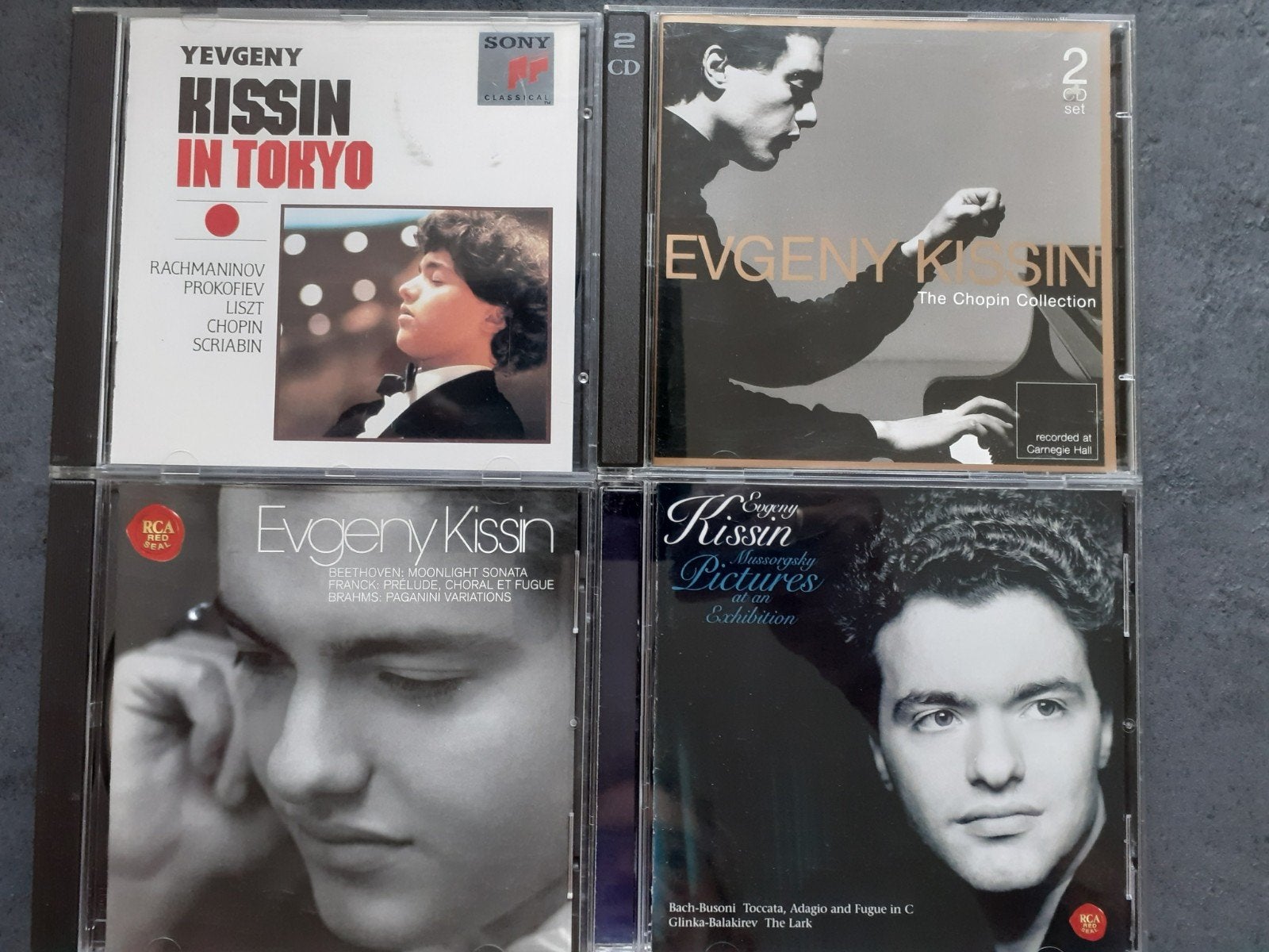 Evgeny Kissin vier albums, Cd's en Dvd's, Ophalen of Verzenden, Romantiek, Zo goed als nieuw, Pianomuziek