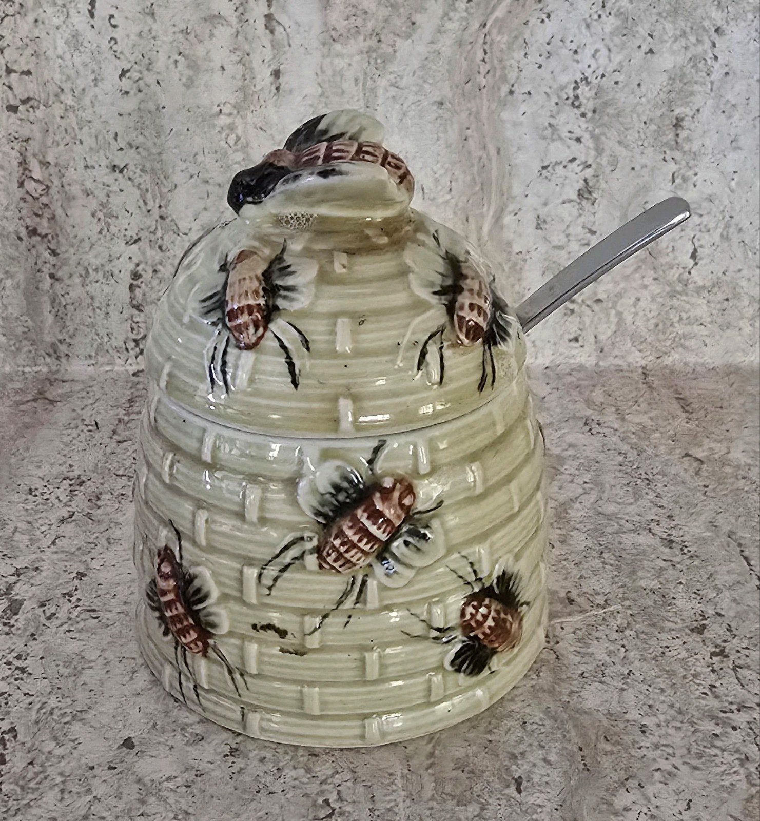 vintage honing pot potje, Verzenden