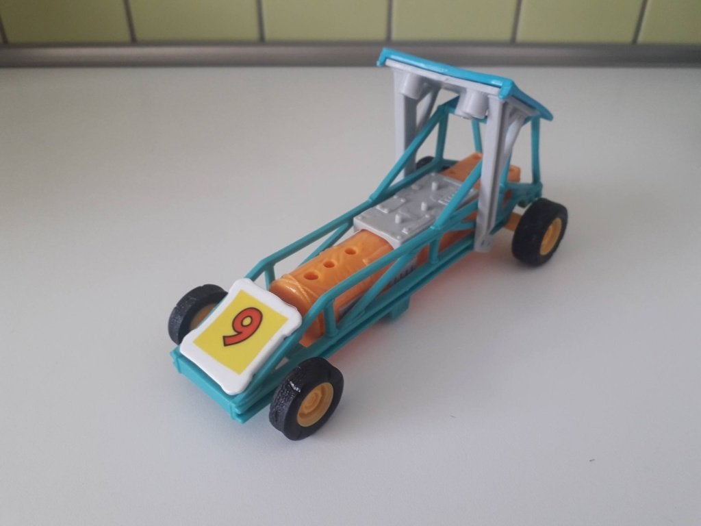 phineas en ferb      dragster     strandbug, Ophalen of Verzenden, Gebruikt, Auto