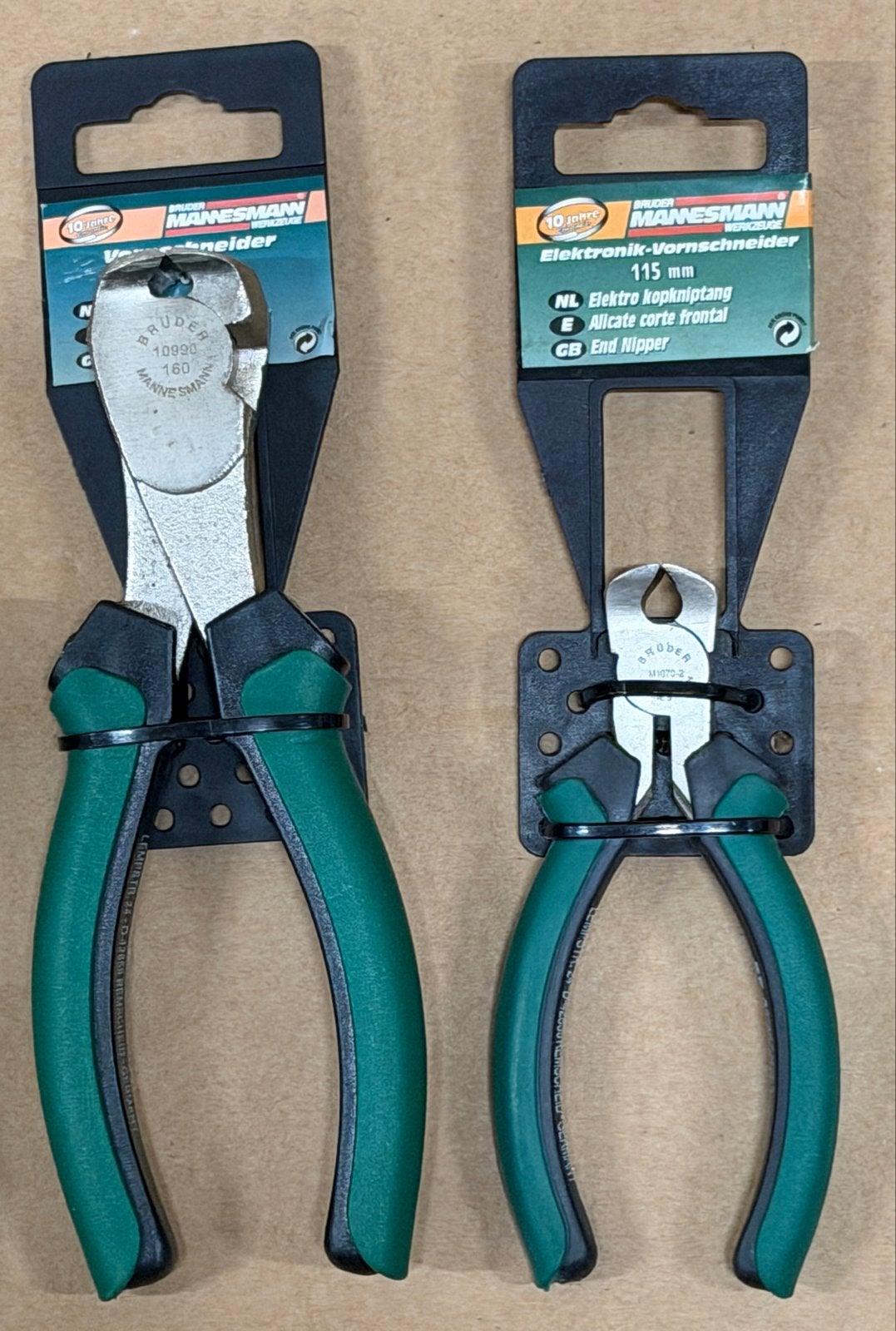 Nieuw set van 2 Mannesmann kopkniptang electronica tang, Doe-het-zelf en Verbouw, Ophalen of Verzenden, Nieuw