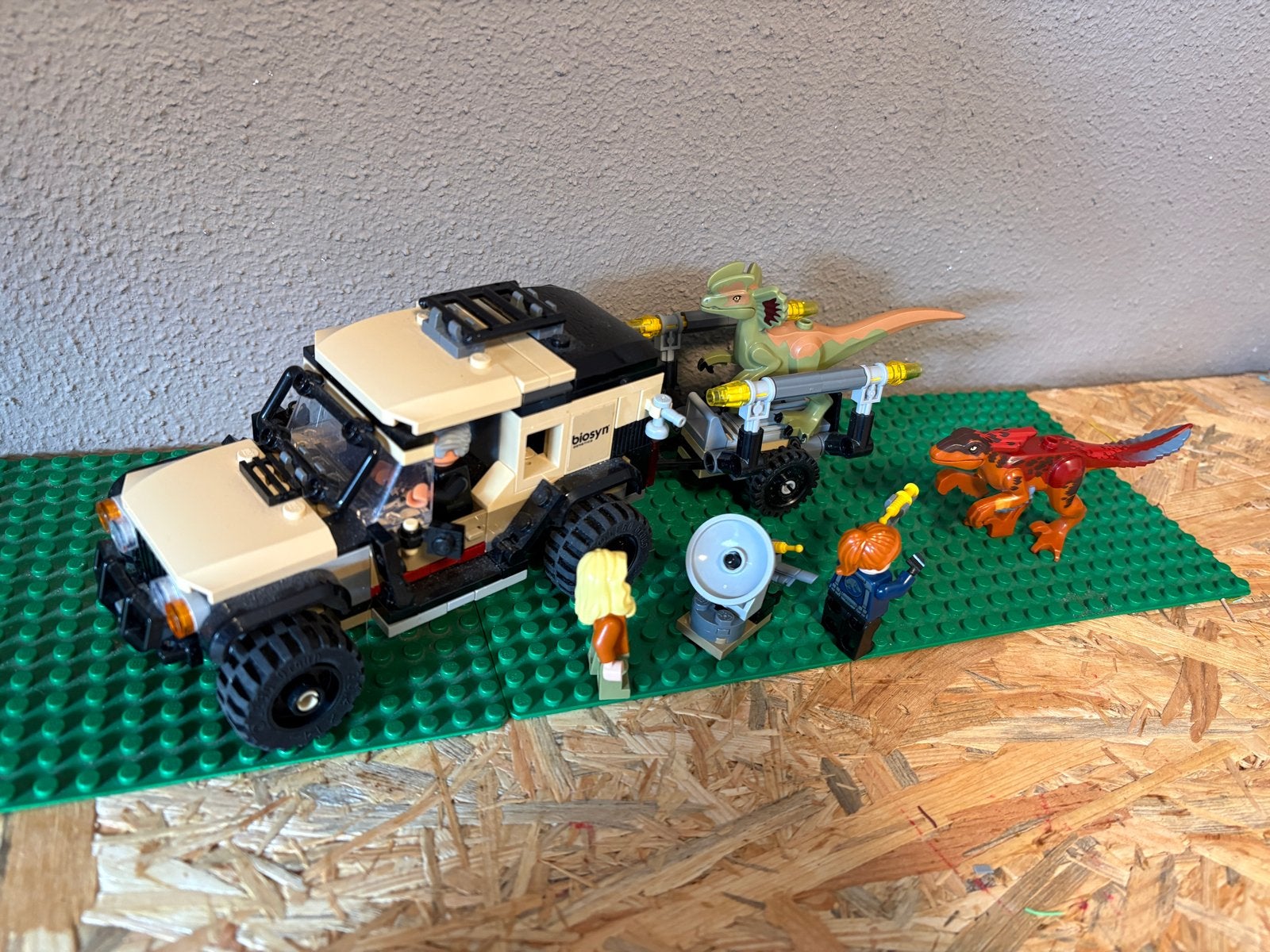Lego Jurassic World 76951 - Pyroraptor & Dilophosaurus Trans, Jurassic World, Lego, Ophalen of Verzenden, Zo goed als nieuw