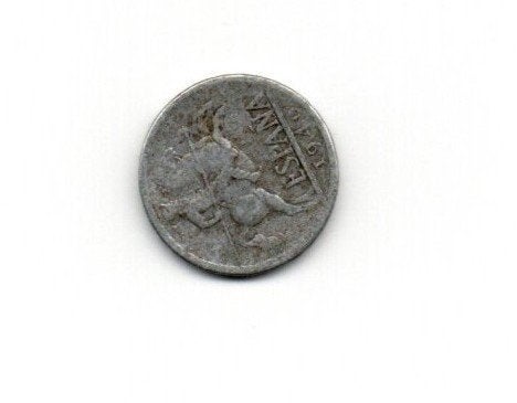 Spanje diez cents 1949, Ophalen of Verzenden, Overige landen