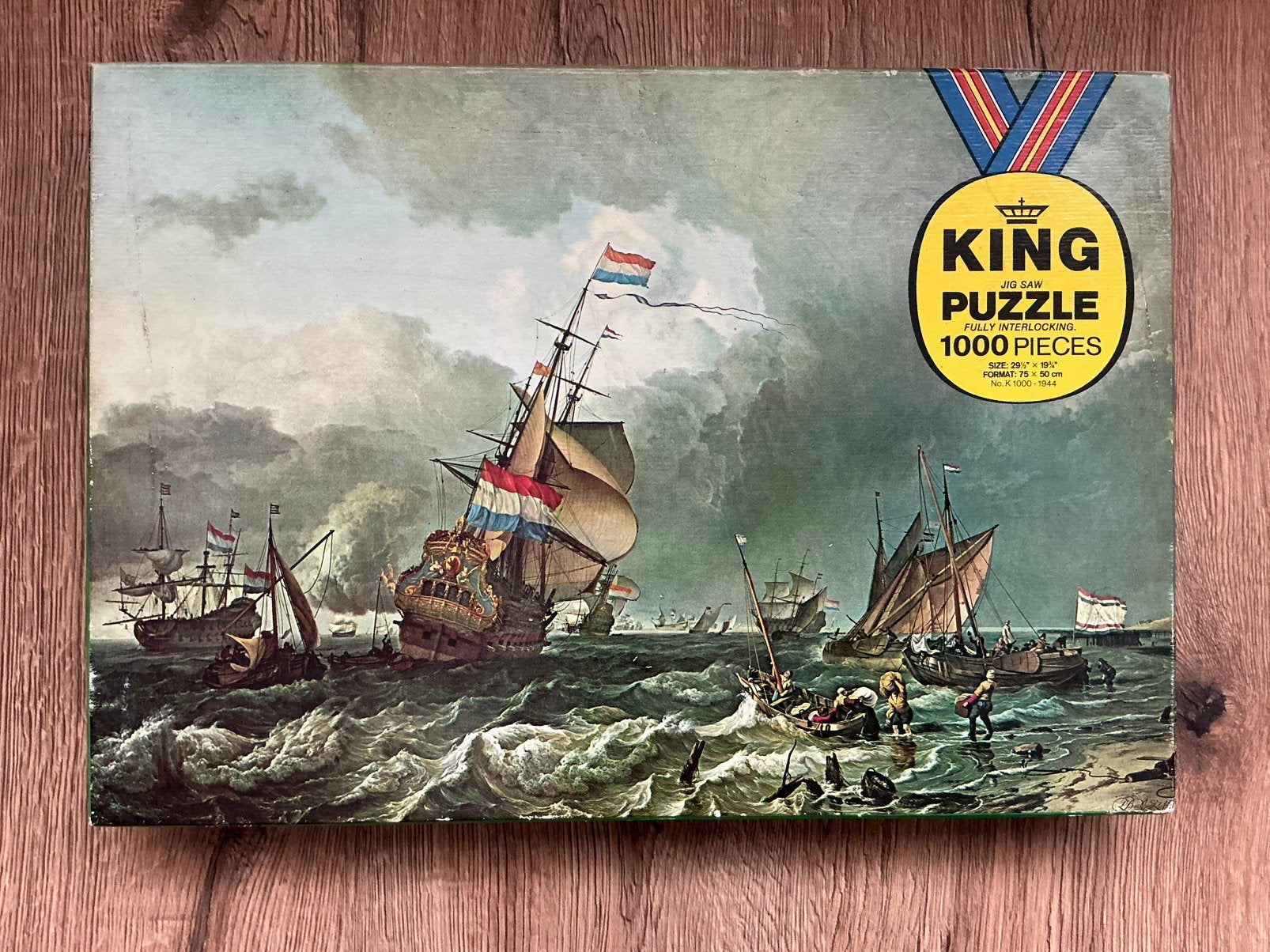 Zeer mooie kingpuzzel. 1000 stukjes., Ophalen of Verzenden, 500 t/m 1500 stukjes, Zo goed als nieuw