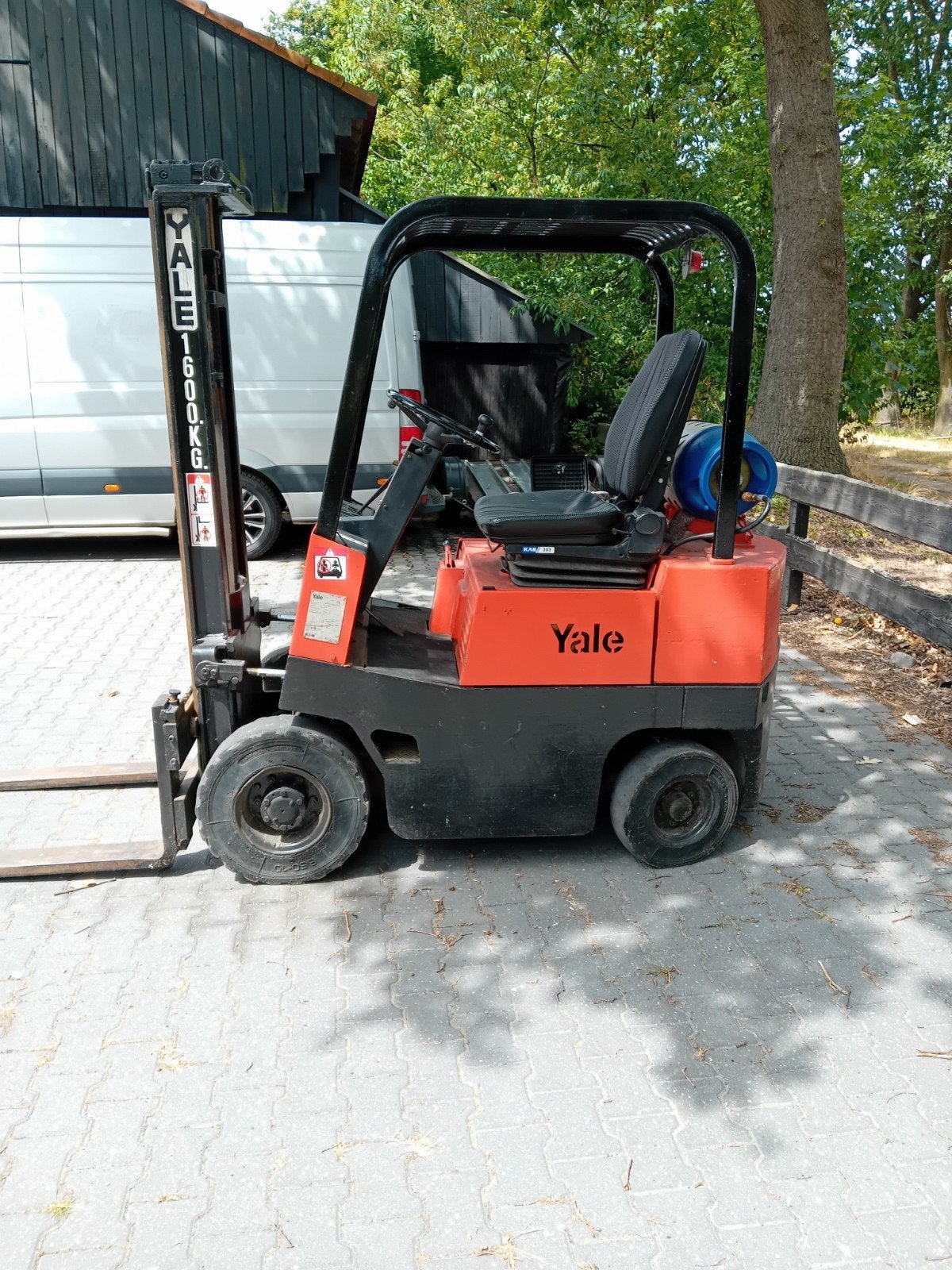 Heftruck Yale 1600kg, 1000 tot 2000 kg, Ophalen, LPG, Heftruck