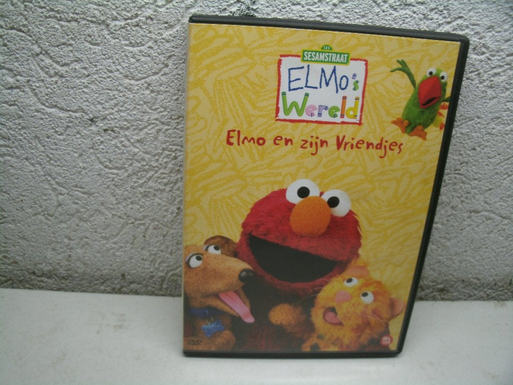 dvd 170k elmo wereld en zijn vriendjes, Alle leeftijden, Ophalen of Verzenden, Zo goed als nieuw