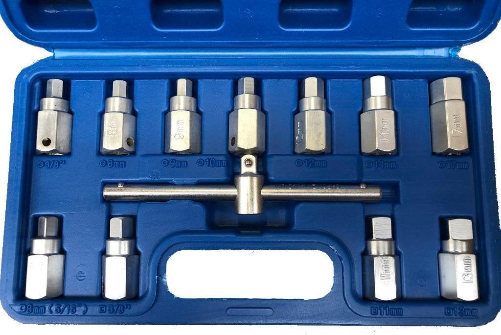 Olieplug dopset 12dlg. Universeel - Nieuw, Ophalen of Verzenden, -, -, -