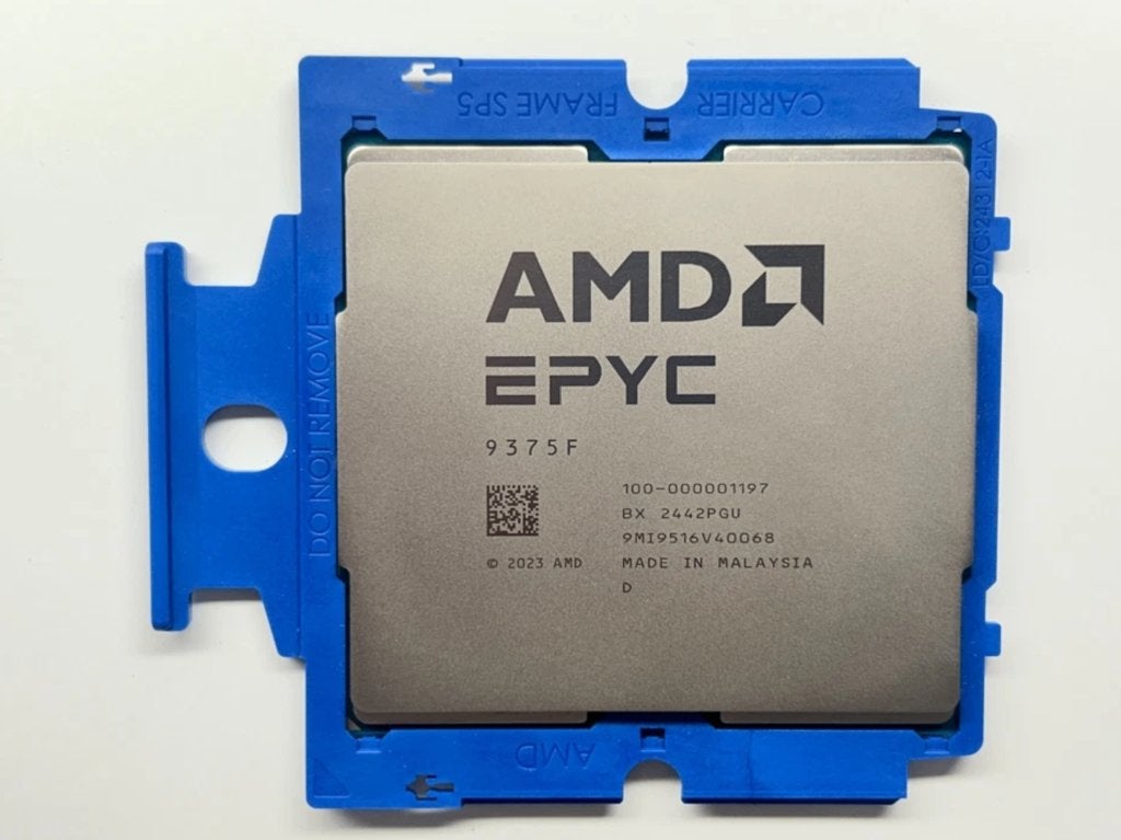 AMD EPYC 9375F 32 Cores64 Threads 3.8-4.5GHz 320W 256MB, Computers en Software, Processors, 32-core, Ophalen of Verzenden, 4 Ghz of meer