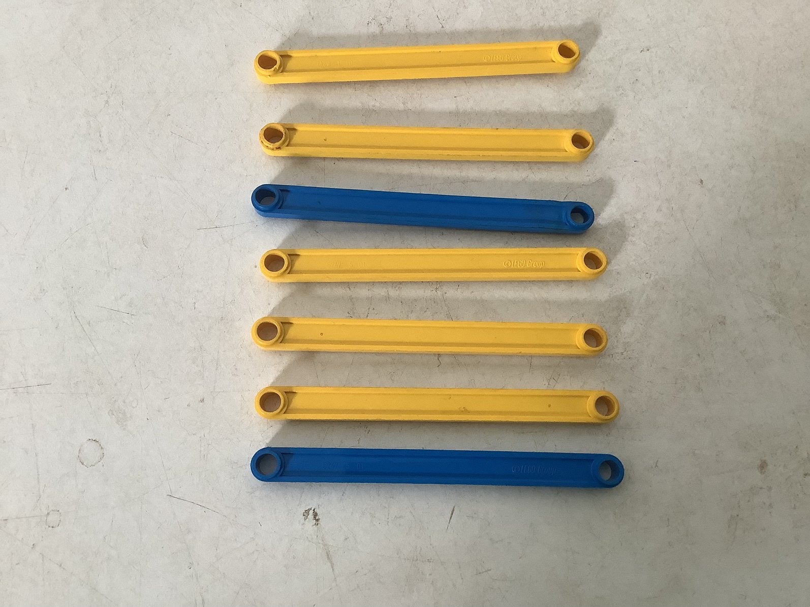 Lego technic Link 1x11 blauw en geel, Kinderen en Baby's, Speelgoed | Duplo en Lego, Ophalen of Verzenden, Gebruikt, Losse stenen