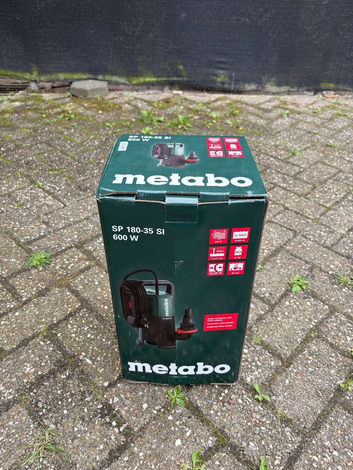 Nieuwe Metabo SP 180-35 SI dompelpomp 600W, Ophalen of Verzenden, Nieuw, Elektrisch, Dompelpomp