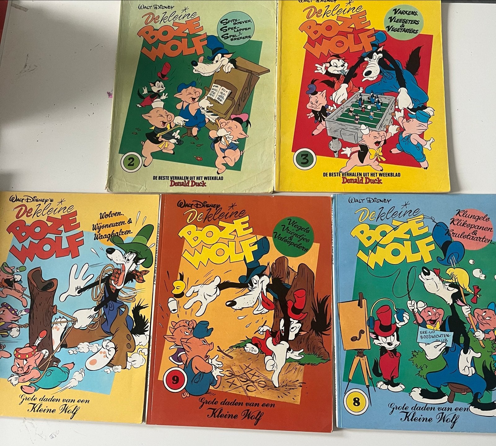Walt Disney's De Kleine Boze Wolf - Complete Serie, Boeken, Complete serie of reeks, Ophalen of Verzenden, Gelezen