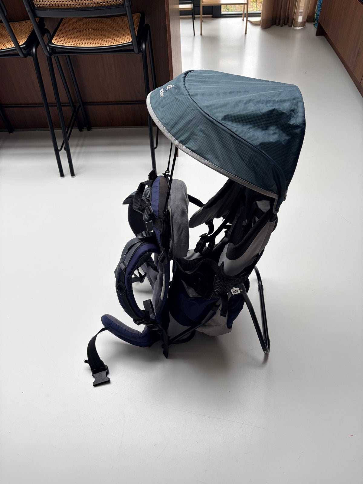 Deuter Kid Comfort 2 Draagrugzak - Ideaal voor Wandelingen, Gebruikt, Rug, Draagzak, Ophalen