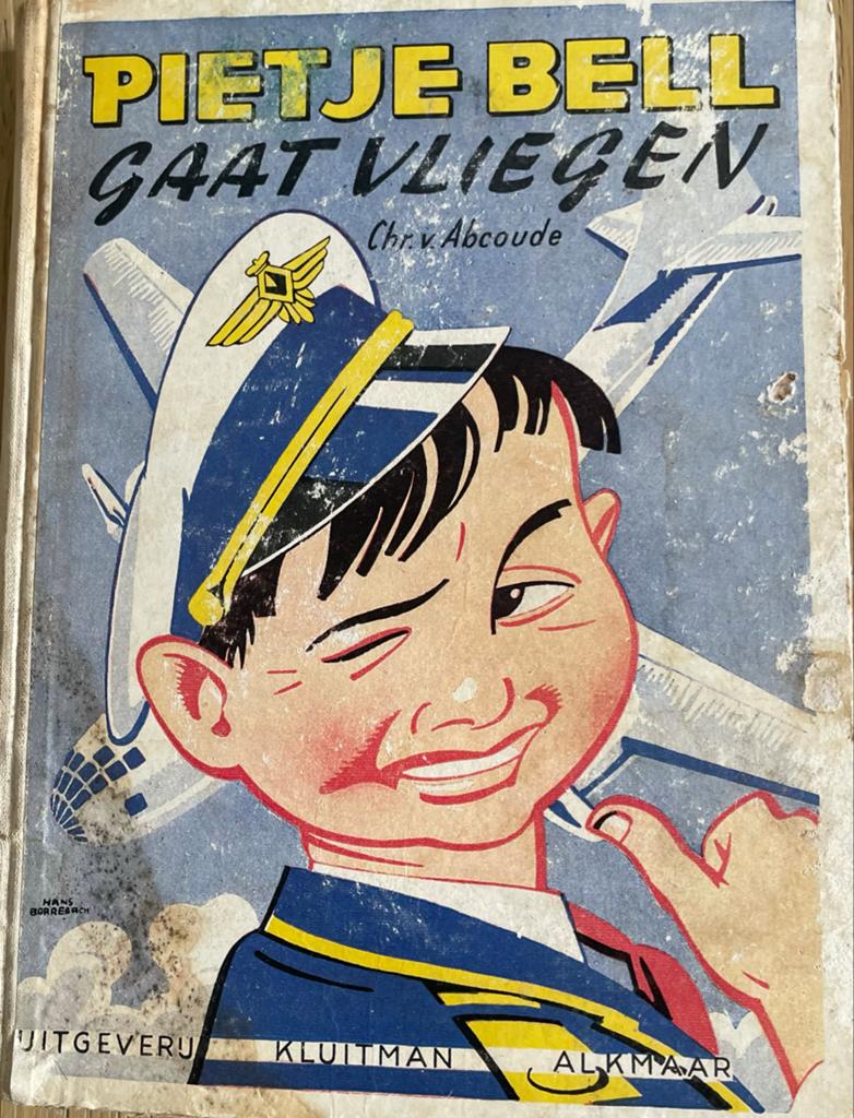 Pietje Bell Gaat Vliegen - Chr. v. Abcoude (Vintage Boek), Ophalen of Verzenden, Gelezen