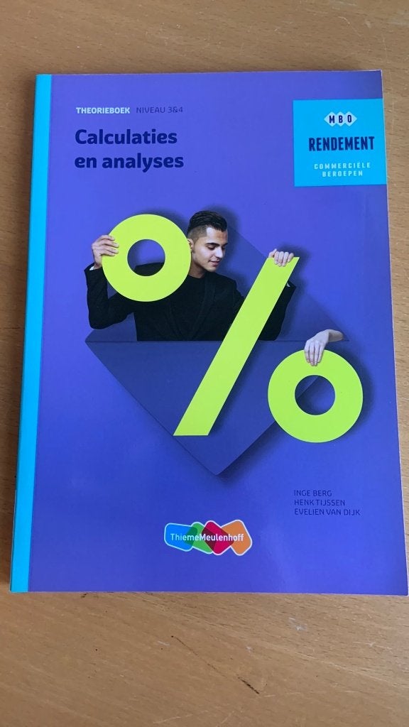 Henk Tijssen - Theorieboek calculaties en analyses, Ophalen of Verzenden, Alpha