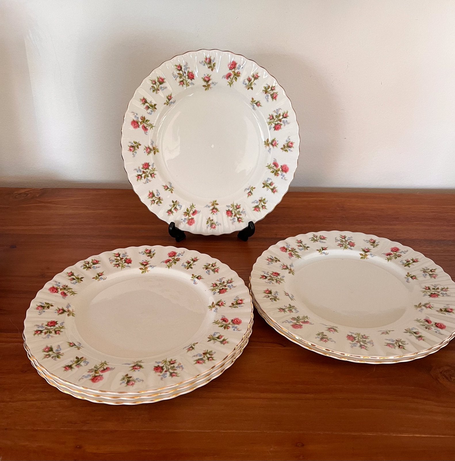 Royal Albert-Winsome ontbijtborden 6 x, Ophalen of Verzenden