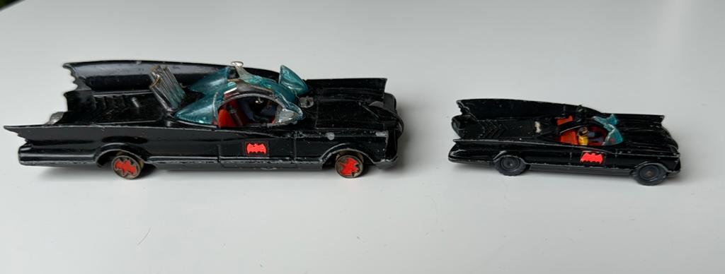 Batman Batmobile 60s - Corgi Toys & Husky - Collectors Item, Overige merken, Gebruikt, 1:50 of kleiner, Auto