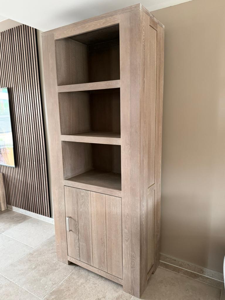 Mooie landelijke vintage kast, Huis en Inrichting, Kasten | Boekenkasten, Zo goed als nieuw, 150 tot 200 cm, 25 tot 50 cm, Ophalen