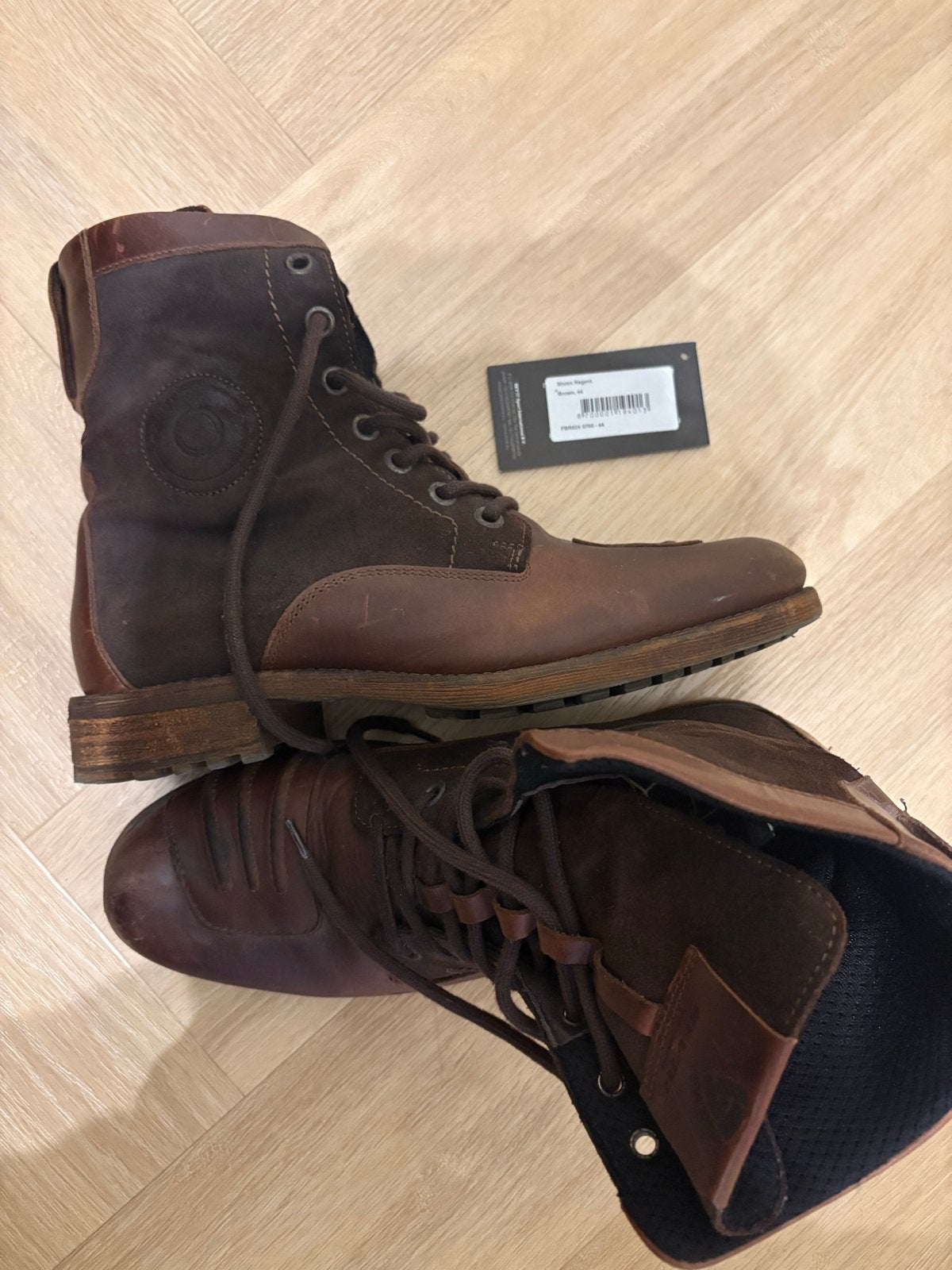 Revit motorschoenen bruin maat 44 - Retro, Motoren, Kleding | Motorkleding, Ophalen of Verzenden, Tweedehands, Heren, Laarzen