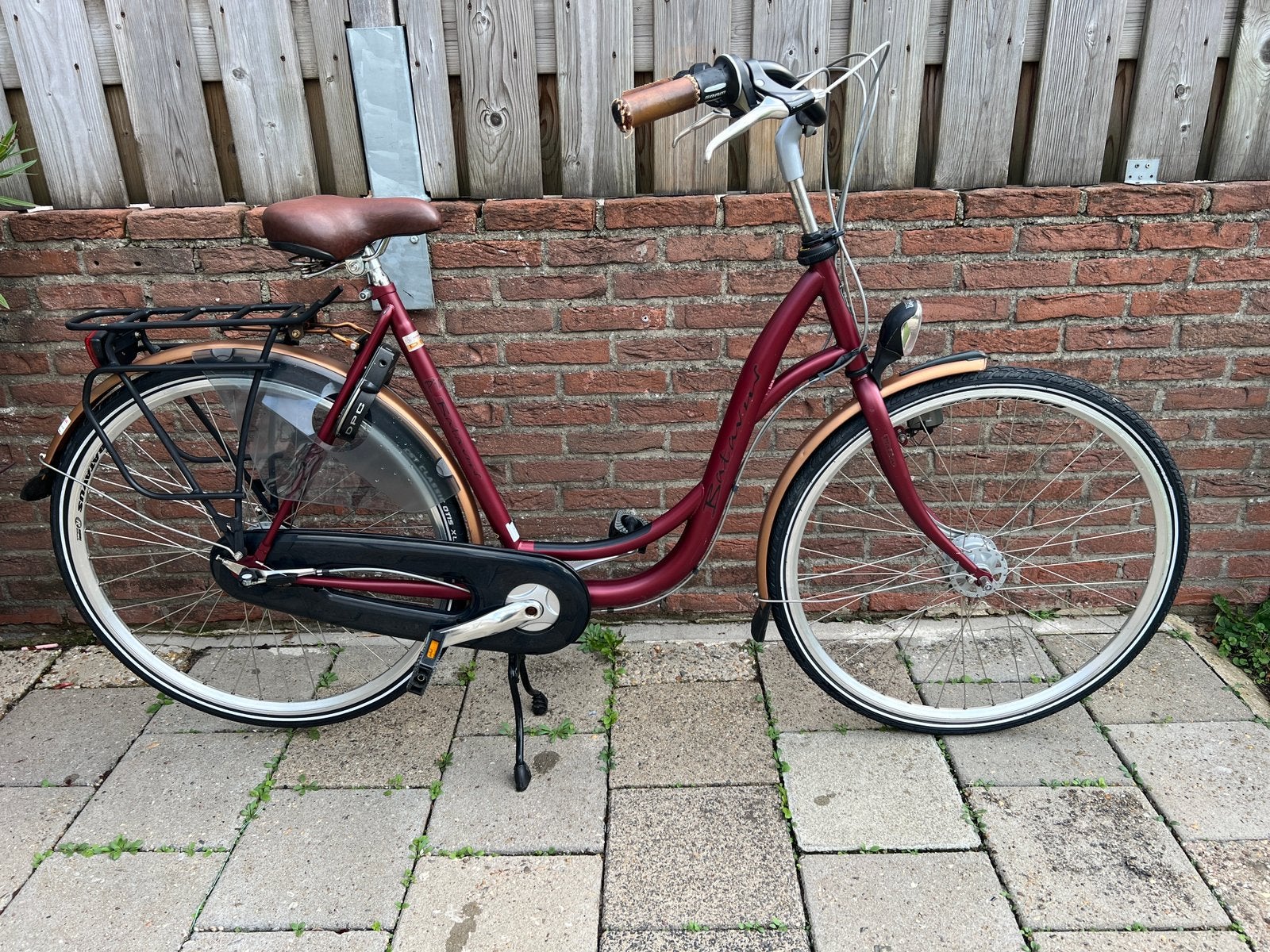 Perfect Batavus Damesfiets 28 inch 57 cm, Ophalen, 53 tot 56 cm, Versnellingen, Batavus