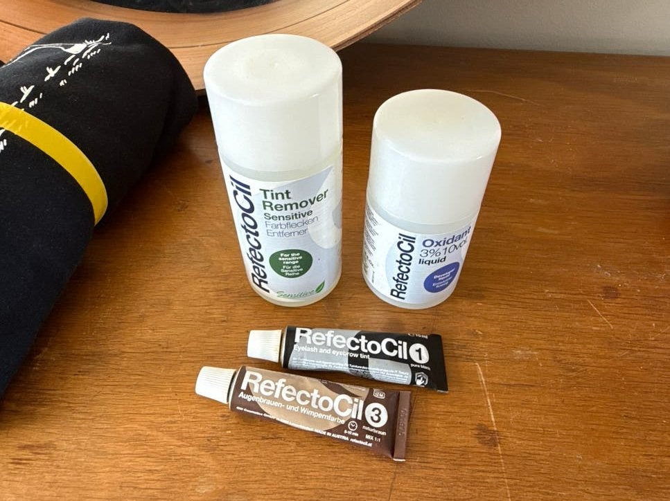 RefectoCil wenkbrauw- en wimperverf set, Ophalen of Verzenden, Gebruikt, Overige typen