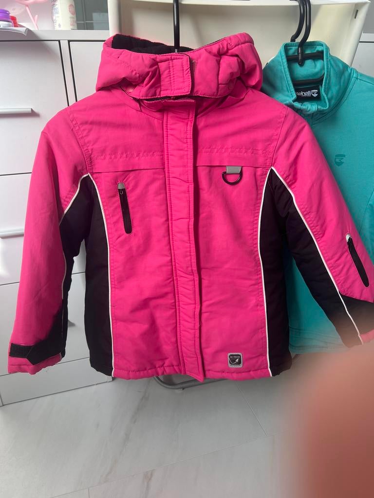 Roze skijas voor meisjes - Maat 122, Ophalen of Verzenden, Gebruikt, Meisje, Jas
