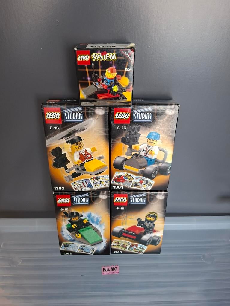 Nieuwe Lego Studios sets: 1360, 1361, 1362, 1363, 1954, Lego, Nieuw, Ophalen of Verzenden, Complete set