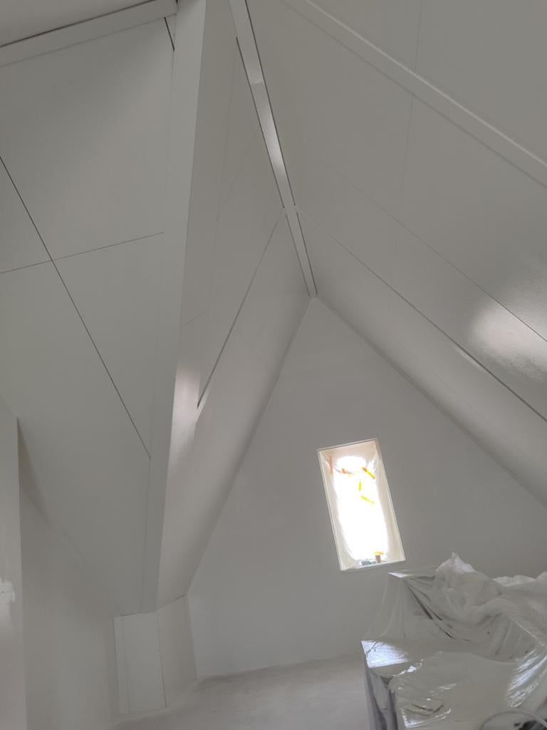 Witte wanden & plafonds online prijscalculatie 06-40639095, Doe-het-zelf en Verbouw, Hout en Planken, Ophalen