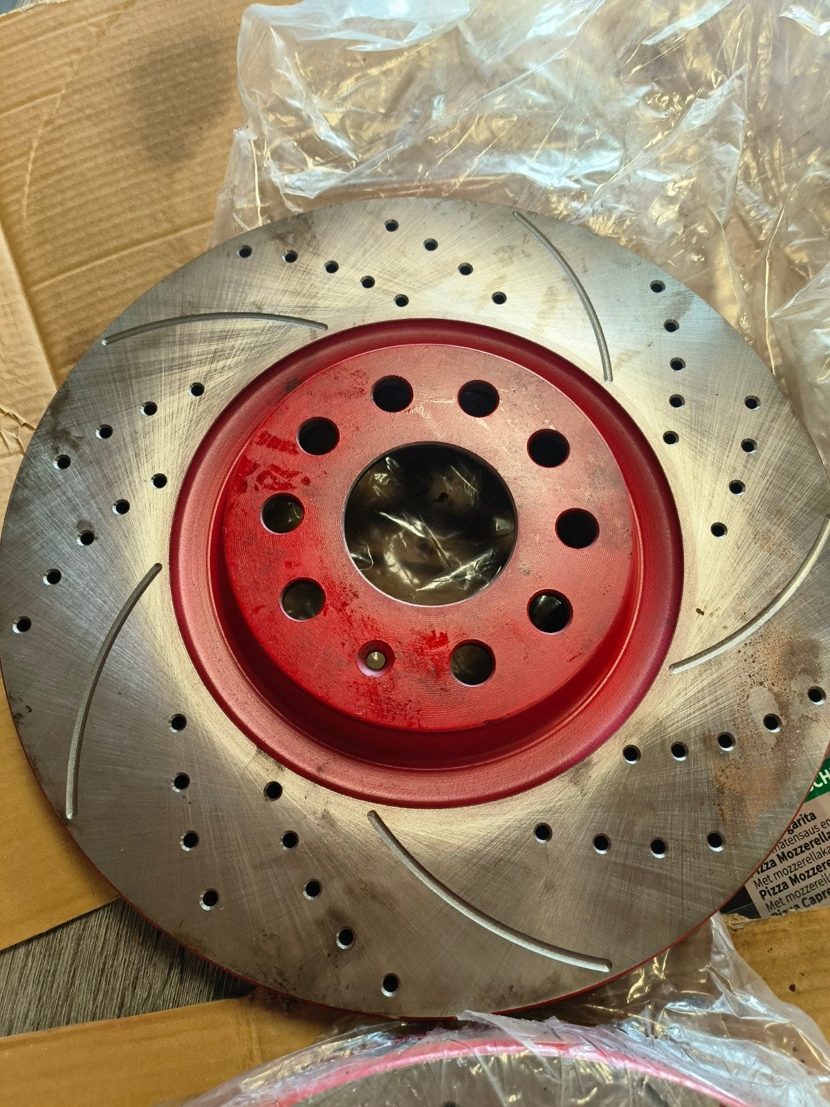Remschijven Audi RS3 - Geperforeerd en geventileerd, Auto-onderdelen, Ophalen of Verzenden, Nieuw, Audi
