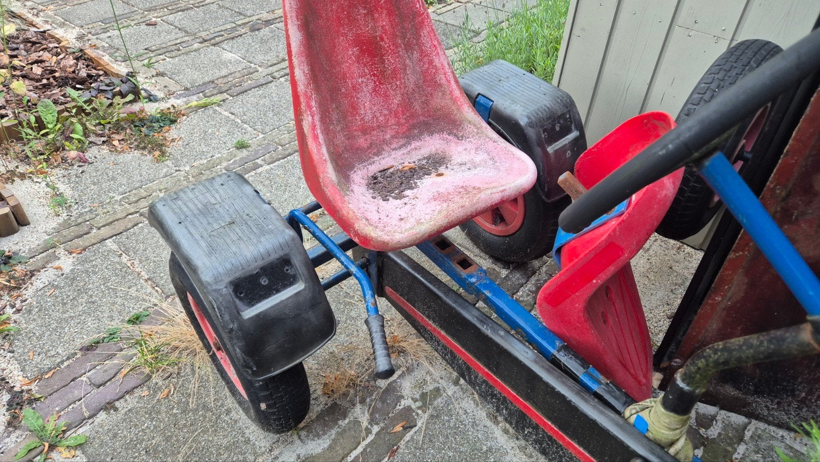 Gebruikte skelter met duozit en aanhanger, Kinderen en Baby's, Ophalen, Gebruikt, Overige merken, Duozit