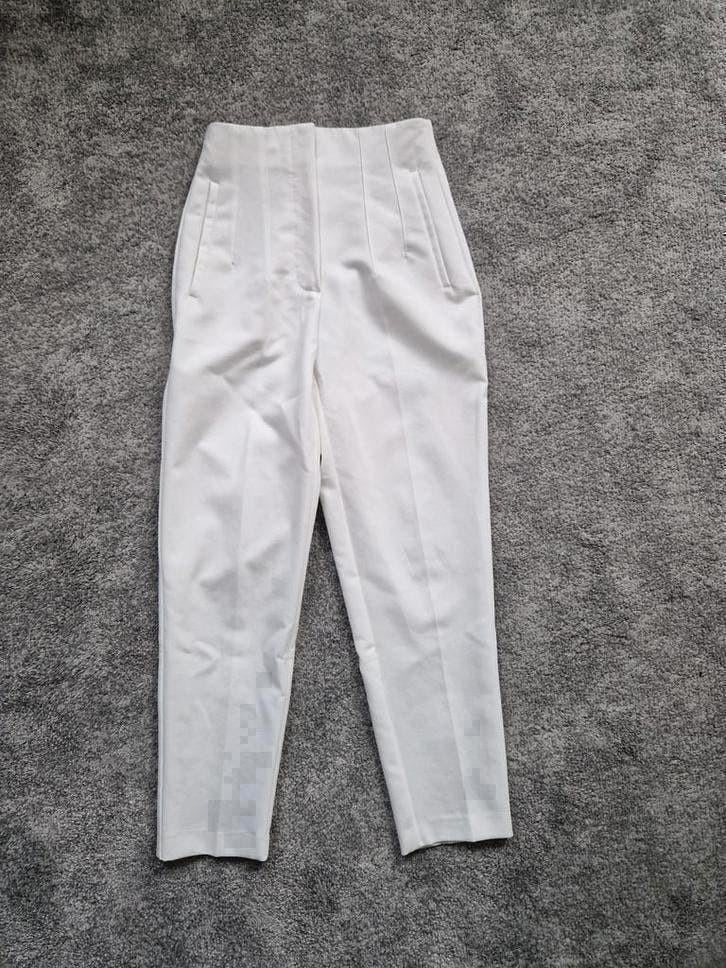 Zara pantalon maat XS / 34 wit, Kleding | Dames, Ophalen of Verzenden, Zo goed als nieuw, Maat 34 (XS) of kleiner, Wit