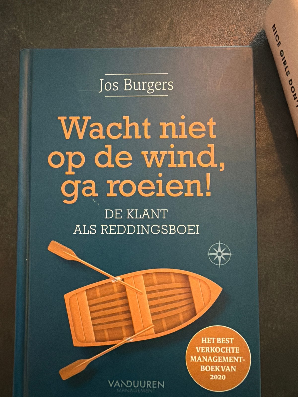 Wacht niet op de wind, ga roeien! - Jos Burgers, Ophalen of Verzenden, Zo goed als nieuw, Management