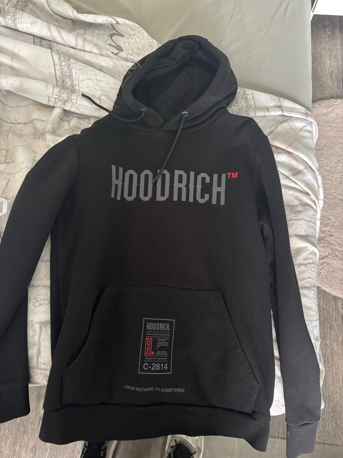 Hoodrich trui maat S - Zwart met opdruk, Ophalen of Verzenden, Nieuw, Maat 46 (S) of kleiner, Zwart